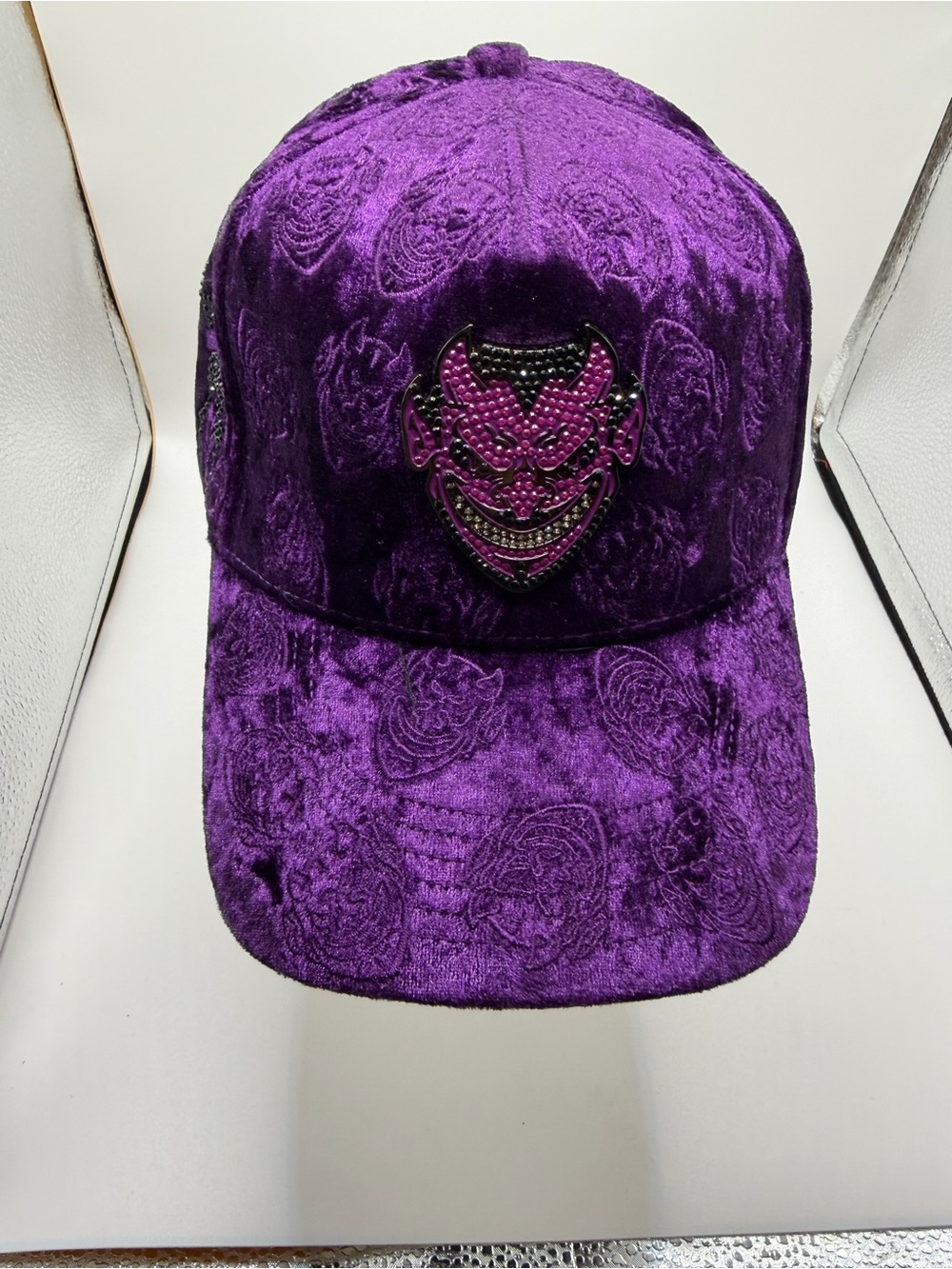 Chucky hat demon purple SnapBack hat